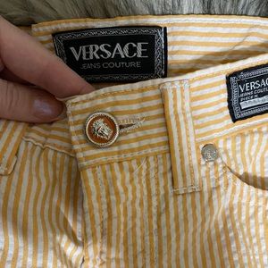 Striped vintage Versace pants